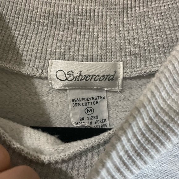 VTG 90s Silvercord Sweatshirt Nightgown Novelty Cat Print Christmas Scene Size M - Picture 3 of 6